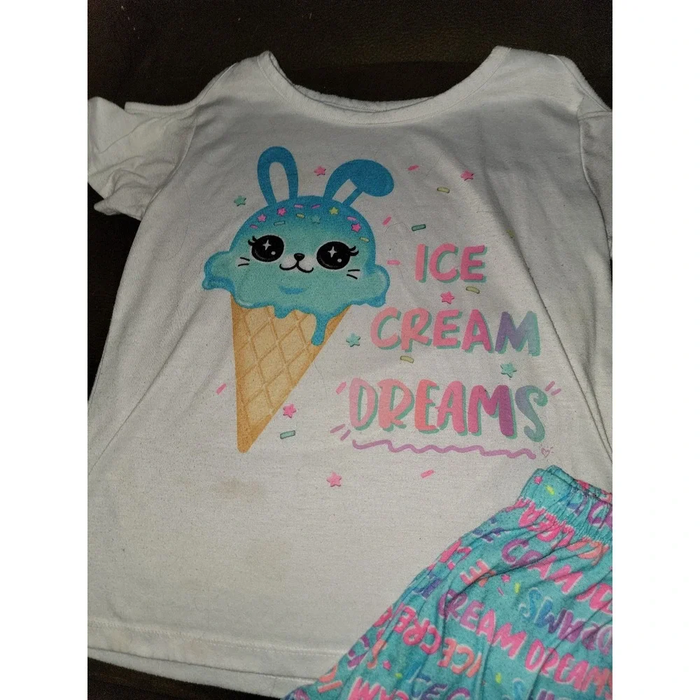 Justice ice cream‎ dream pajamas size 8